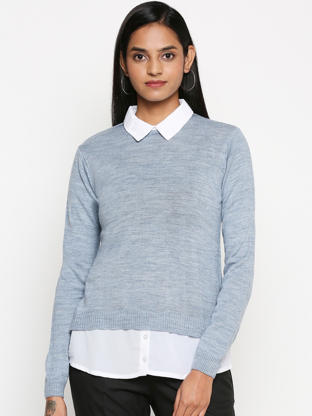

Annabelle by Pantaloons Women Blue Solid