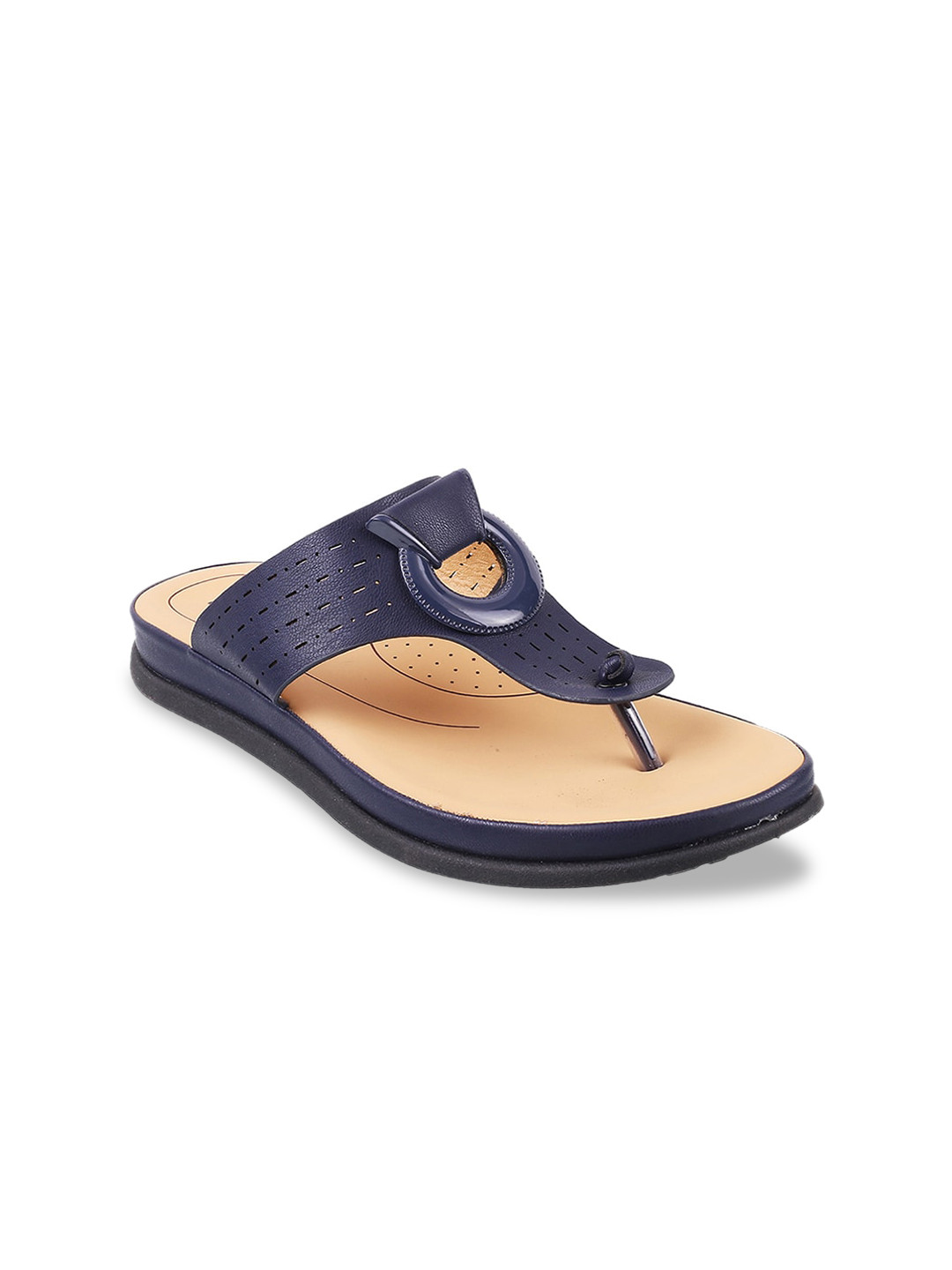 

Metro Women Blue Solid Comfort Heels