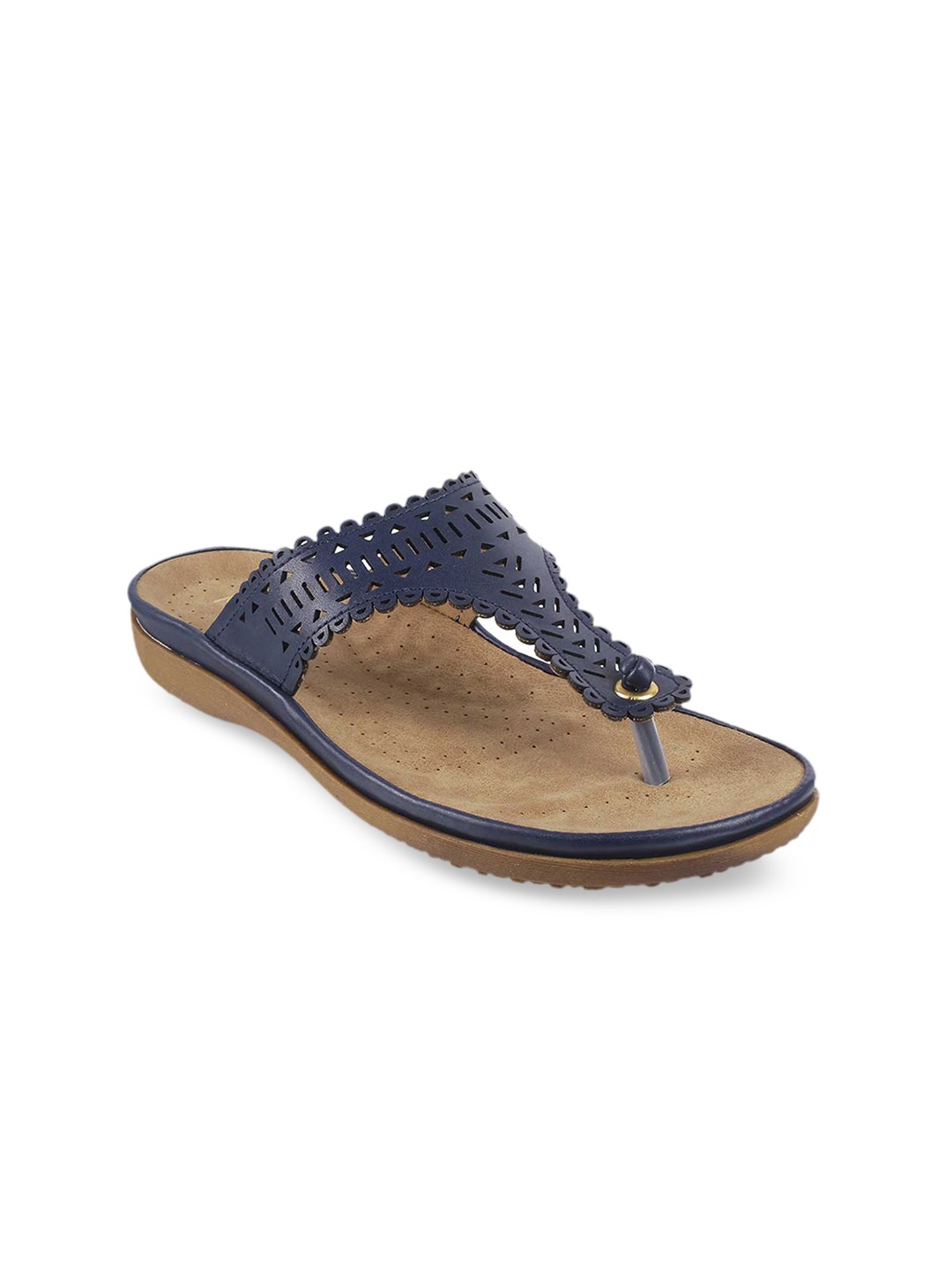 

Metro Women Blue Textured Sandals
