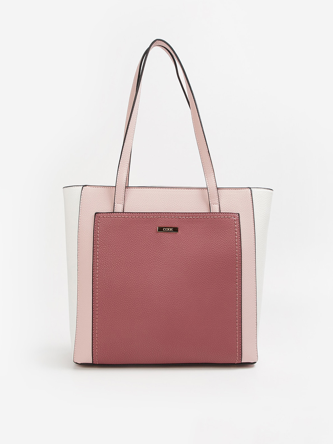 

CODE by Lifestyle Pink Colourblocked Shoulder Bag