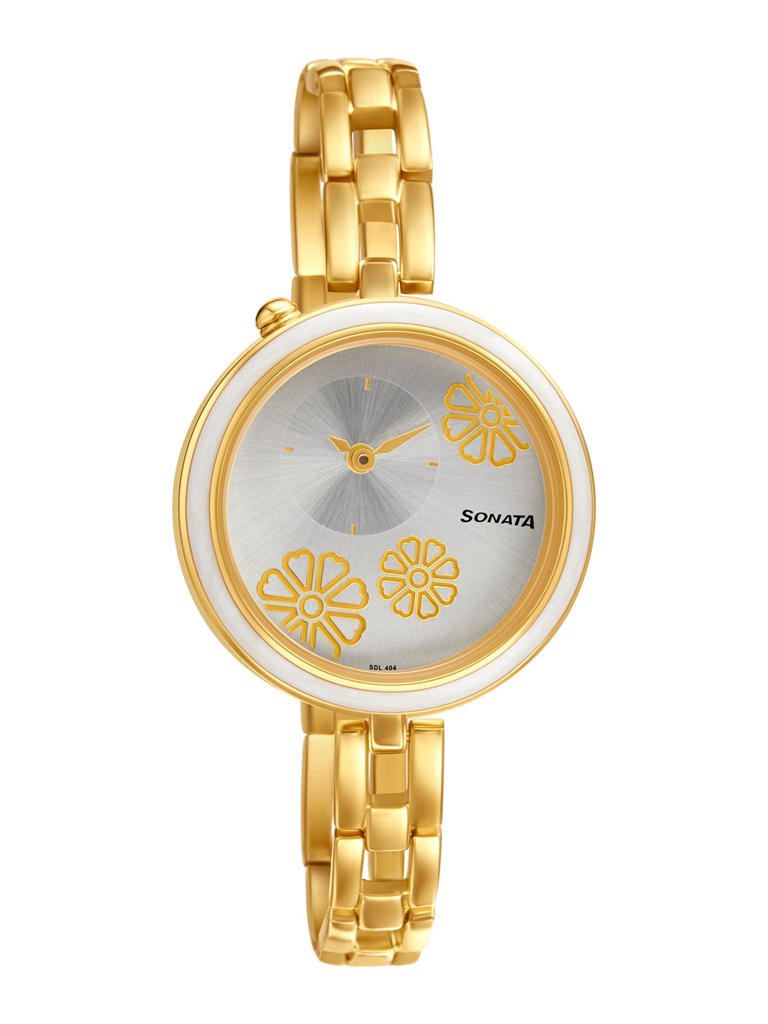 

Sonata Women Silver-Toned & Gold-Toned Analogue Watch 8166YM02