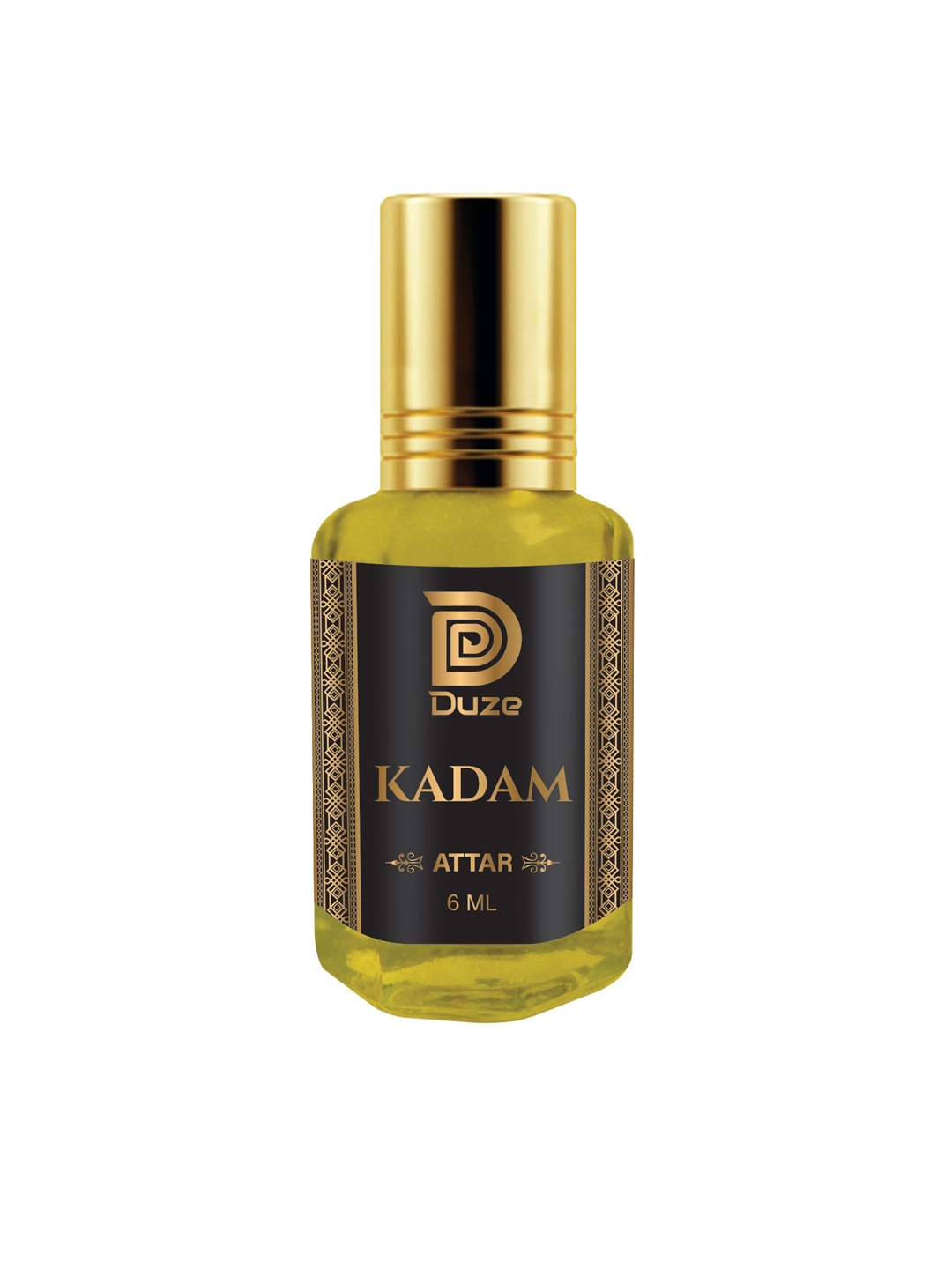 Duze Natural Kadam Attar with Roller 3 ml, Yellow