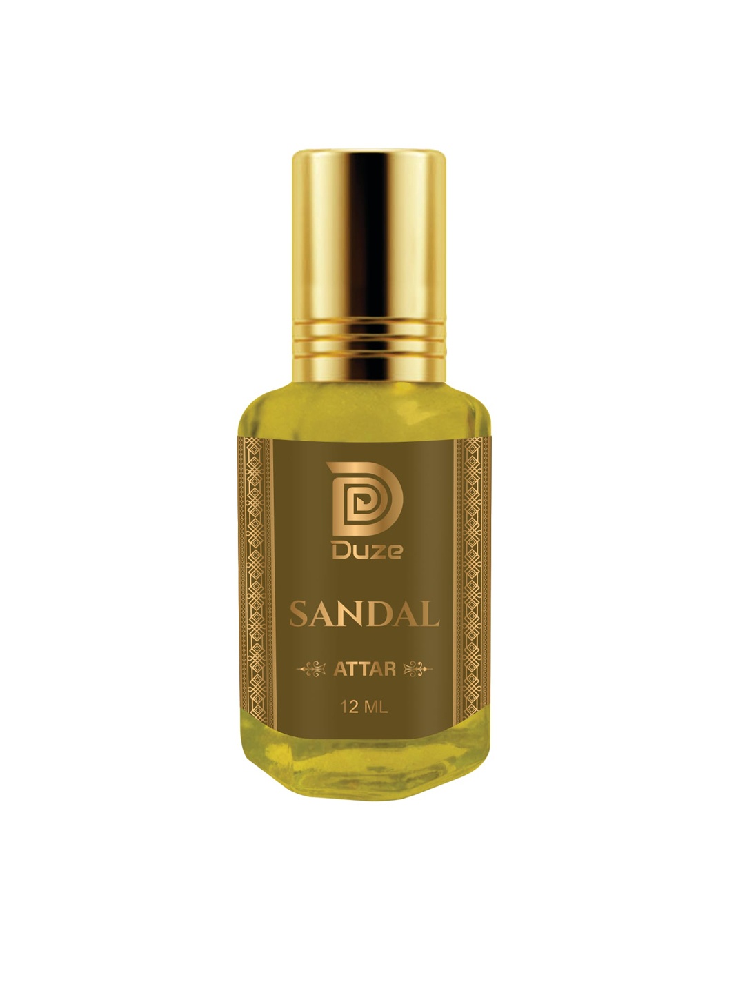 

Duze Natural Sandalwood Attar with Roller 12 ml, Yellow