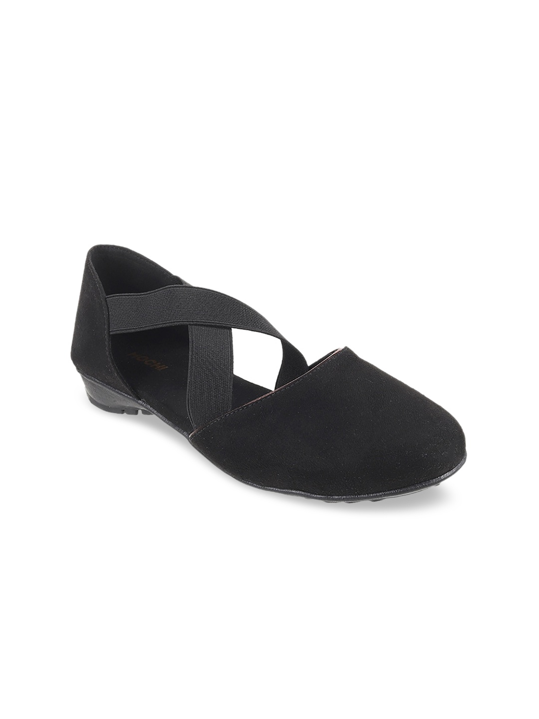 

Mochi Women Black Solid Ballerinas