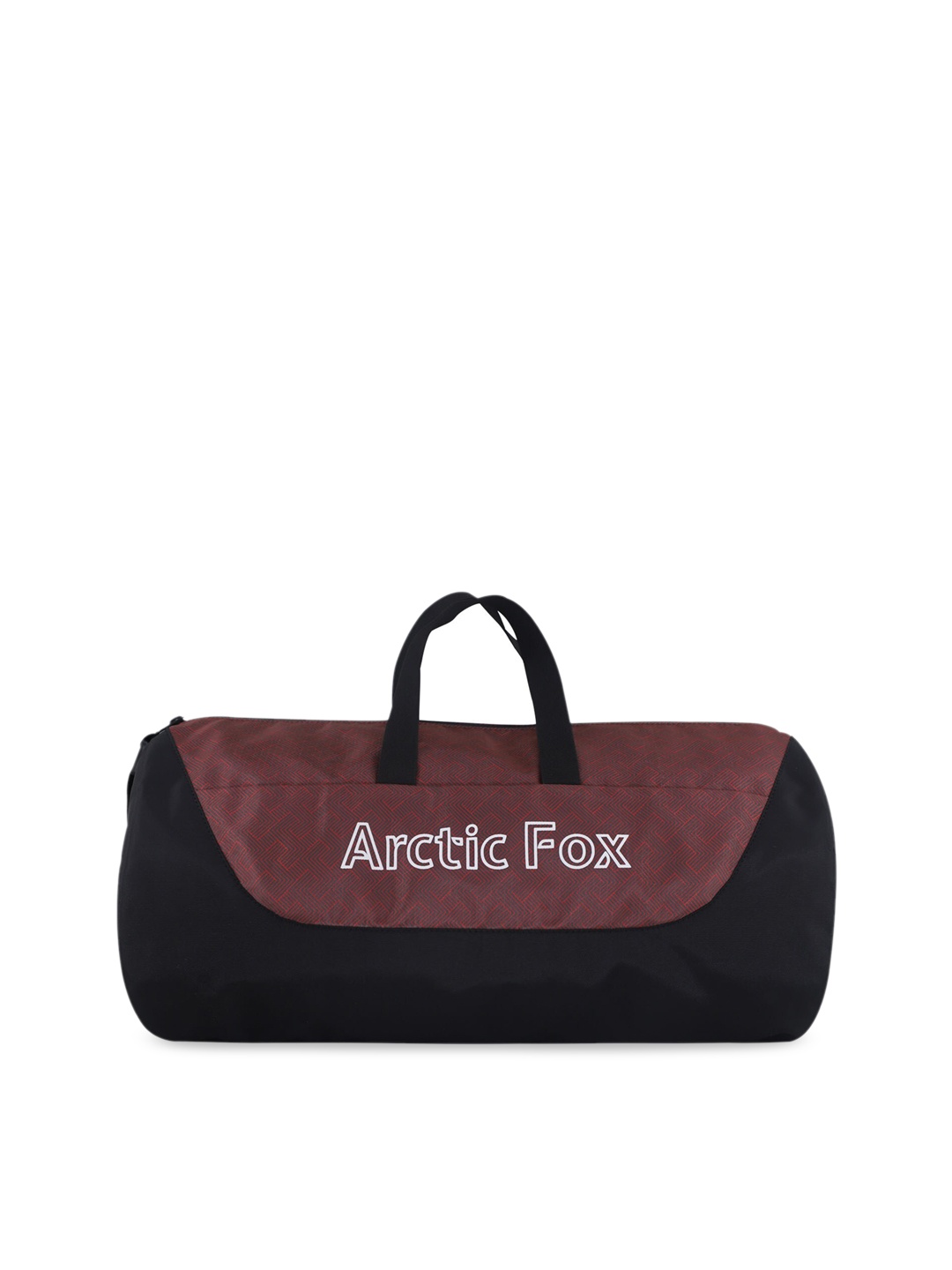 

Arctic Fox Unisex Maroon & Black Printed Duffel Bag
