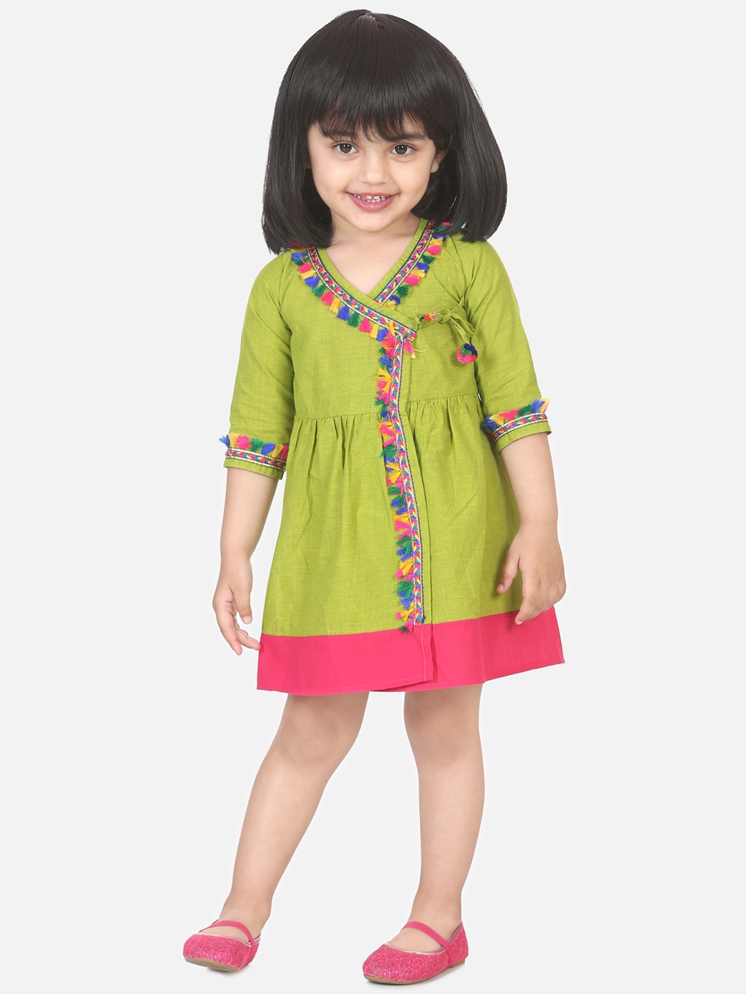 

BownBee Green Cotton Dress