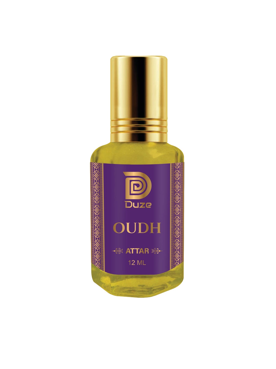 

Duze Natural Oudh Attar Sandal Base with Roller 12 ml, Yellow