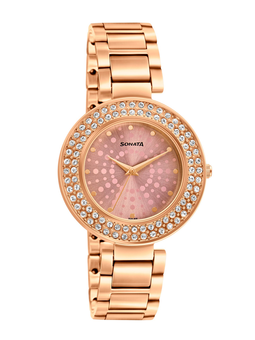 

Sonata Women Pink Analogue Watch 87033WM03