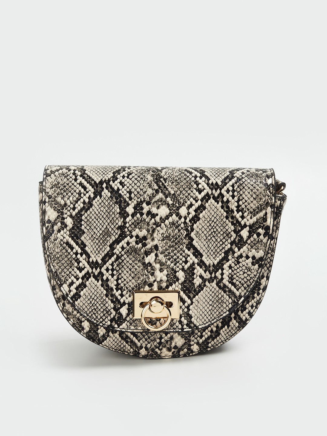 

CODE by Lifestyle Beige Textured Sling Bag