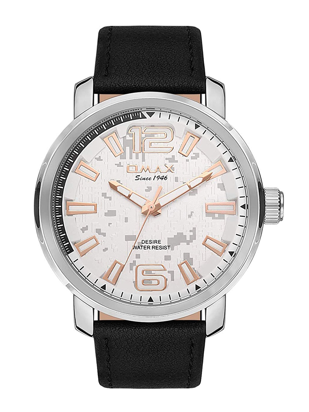 

Omax Men White Analogue Watch