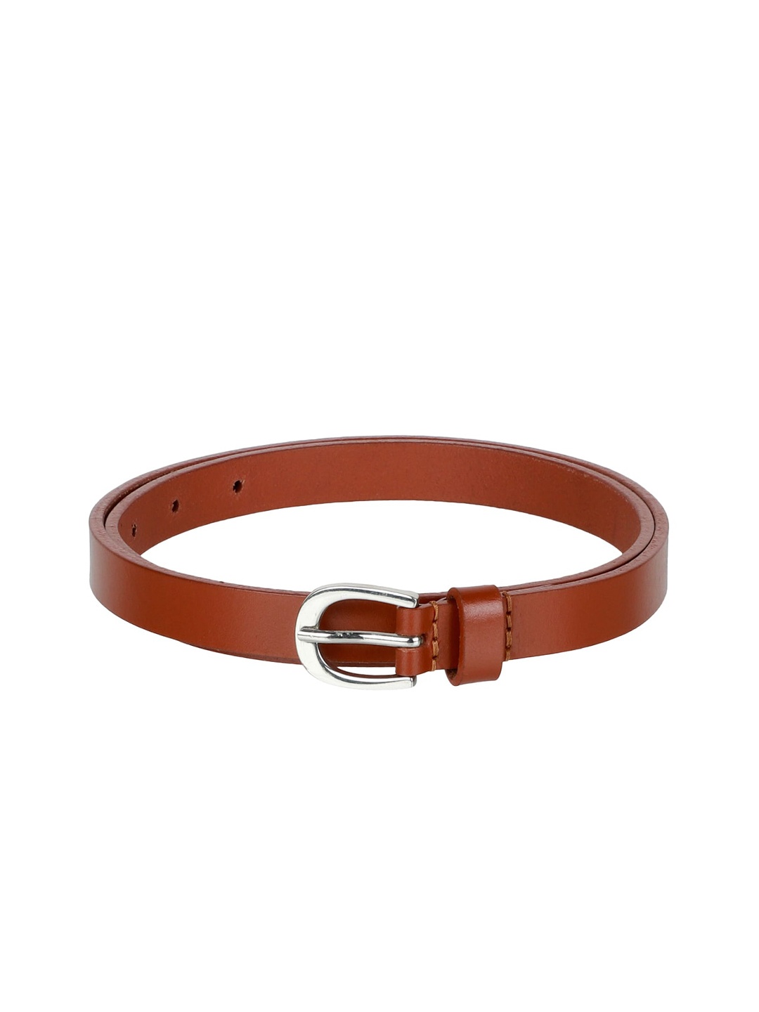 

Aditi Wasan Women Tan Brown Genuine Leather Solid Belt