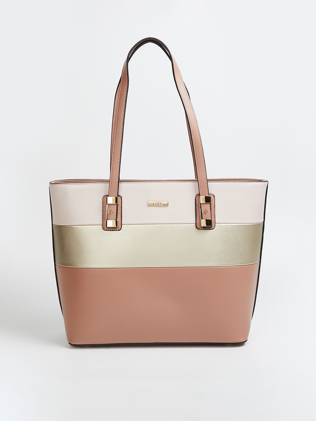 

CODE by Lifestyle Pink Colourblocked Shoulder Bag