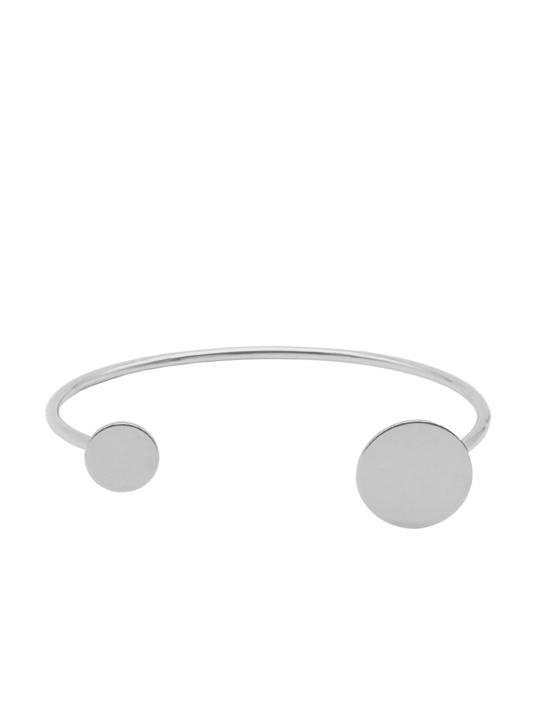 

JOKER & WITCH Silver-Plated Minimal Dot Cuff Bracelet