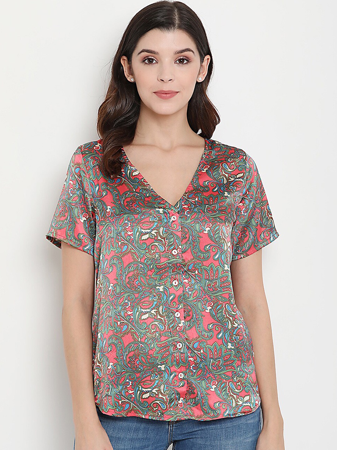

THREAD MUSTER Multicoloured Printed Top, Multi