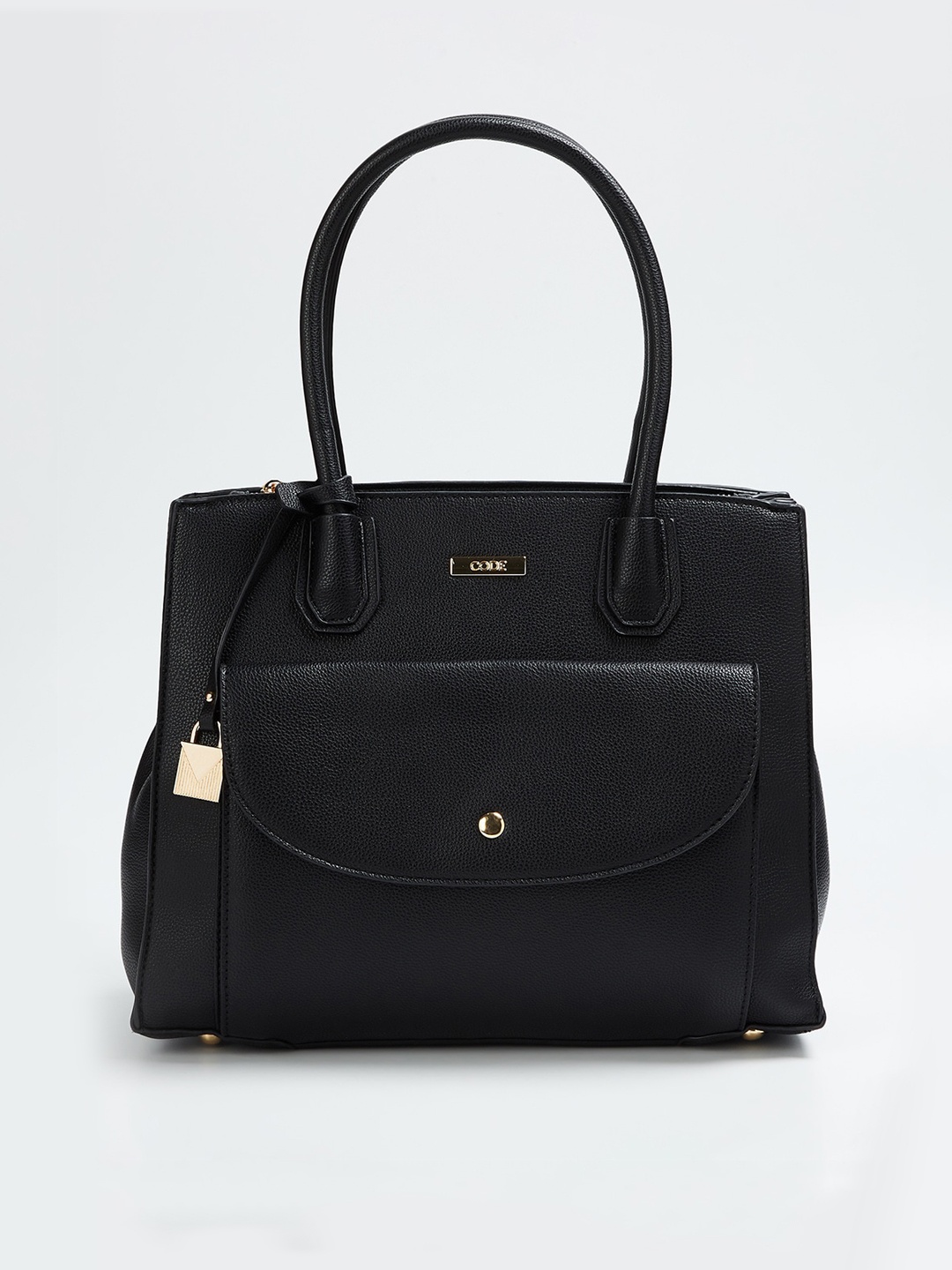 

CODE by Lifestyle Black Solid Handheld Bag