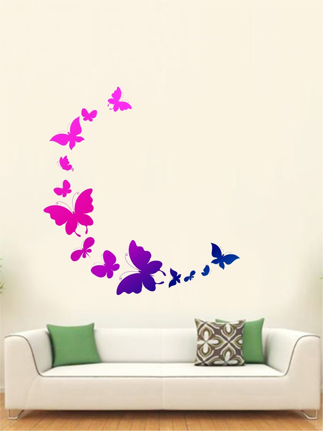 

rawpockets Blue & Pink Butterfly Vinyl Wall Sticker