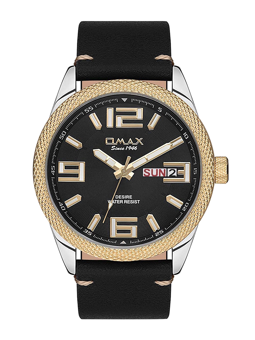 

Omax Men Black Analogue Watch GX42T22I