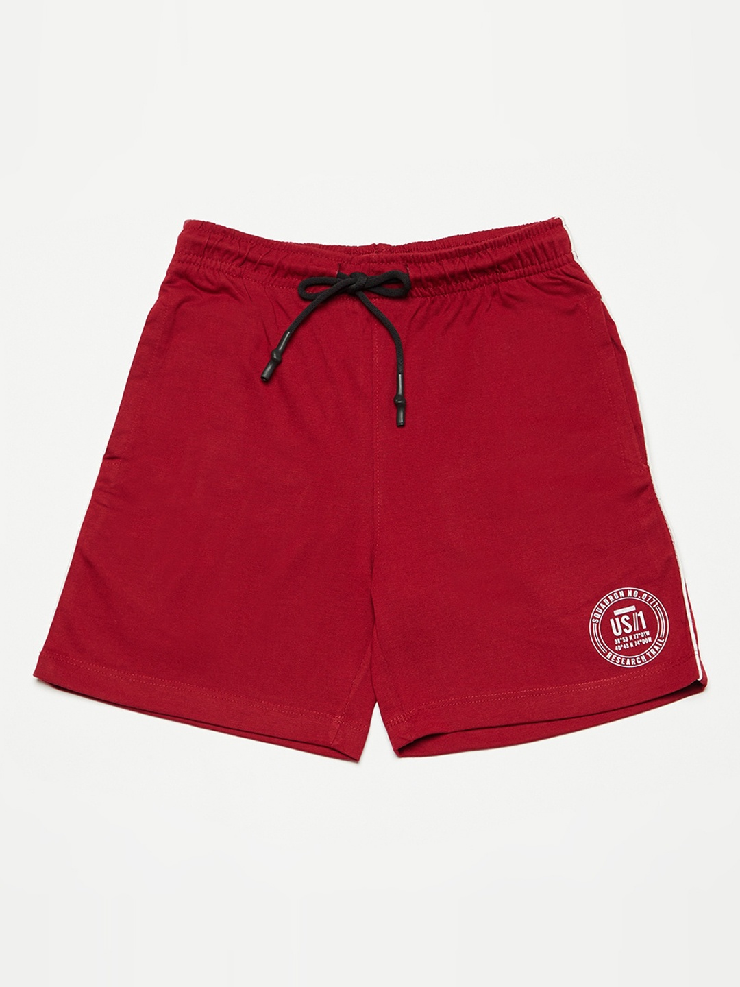 

Octave Boys Maroon Solid Regular Fit Regular Shorts