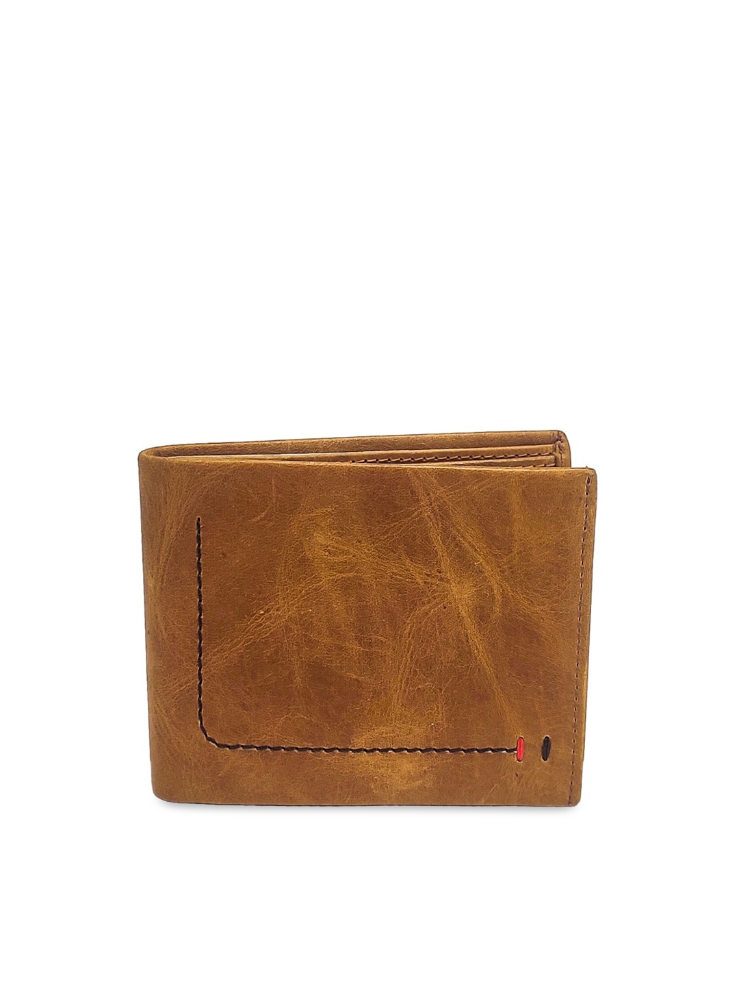 

WENZEST Men Tan Solid Two Fold Wallet Tan2TankaArc_01