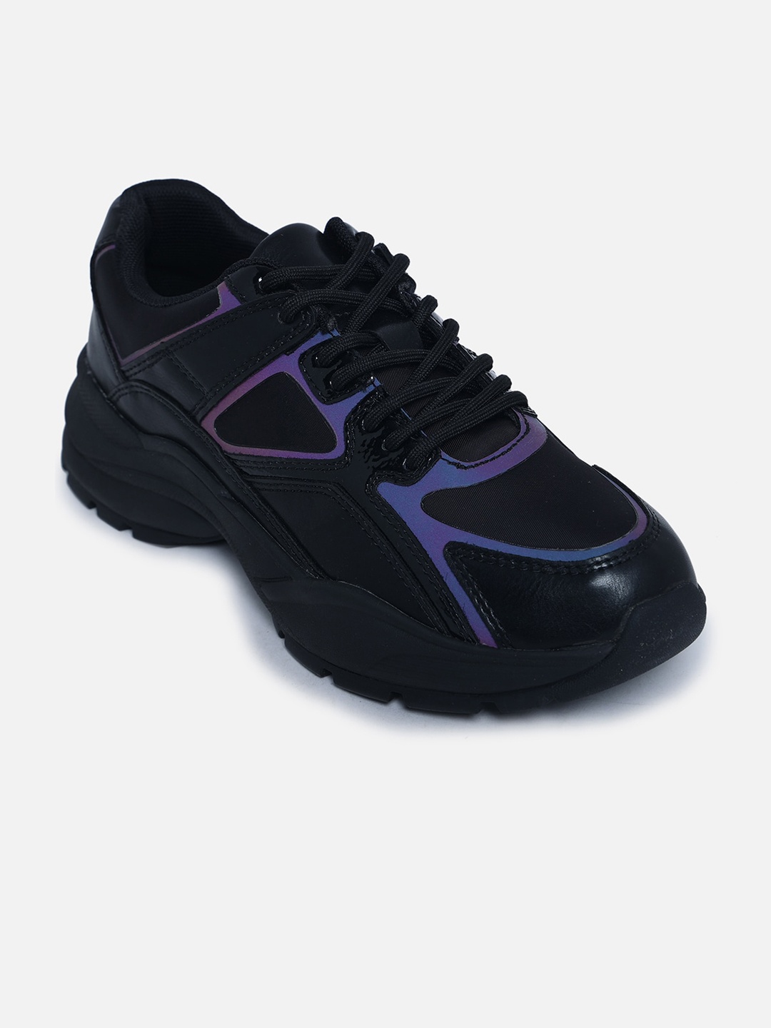 

ALDO Women Black Leather Trekking Shoes