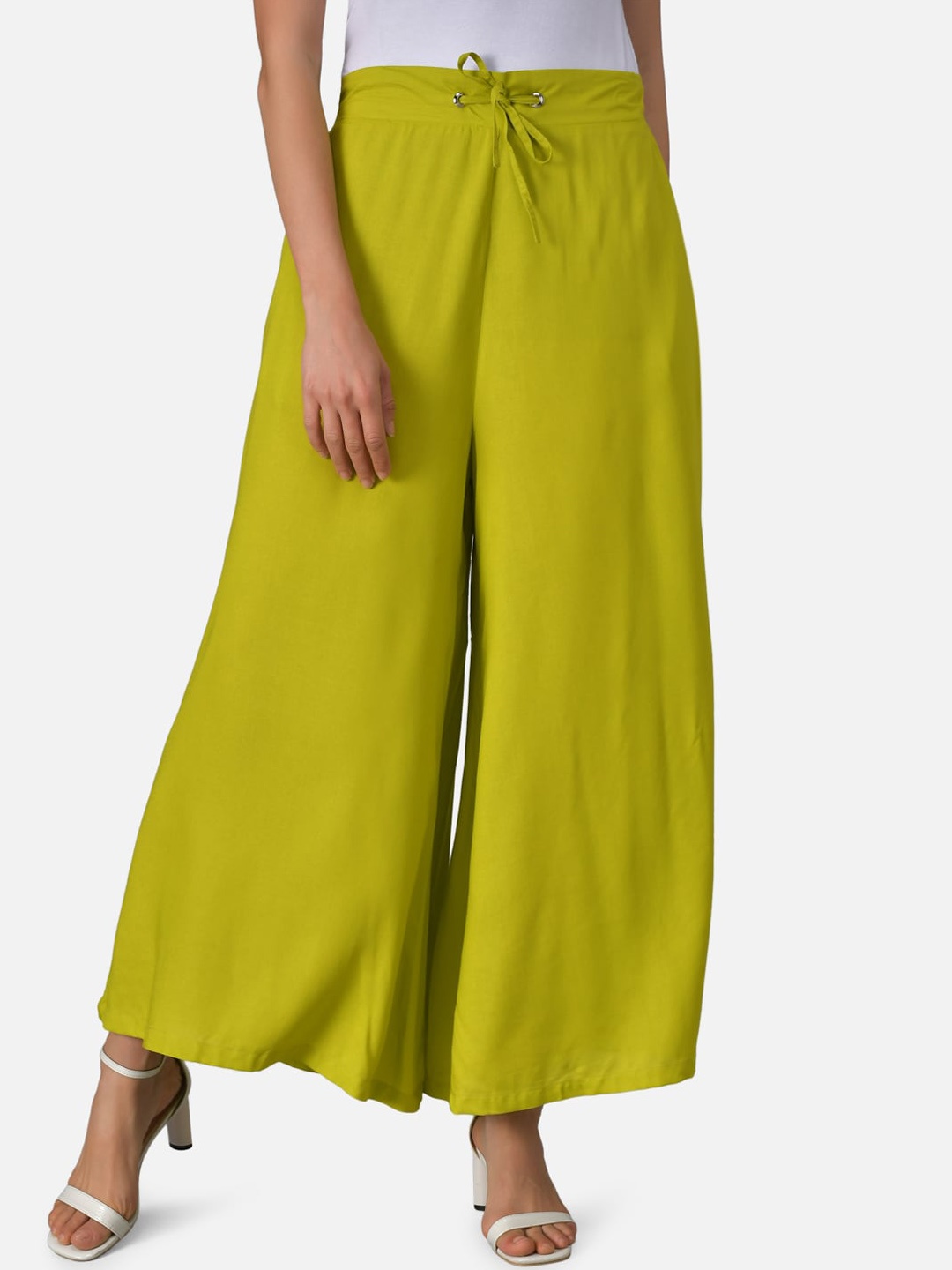 Purple State Women Green Solid, Lime green