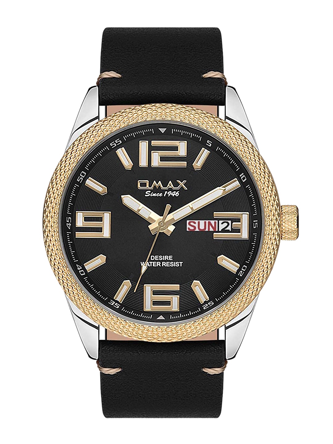 

Omax Men Black Analogue Watch GX42P22I