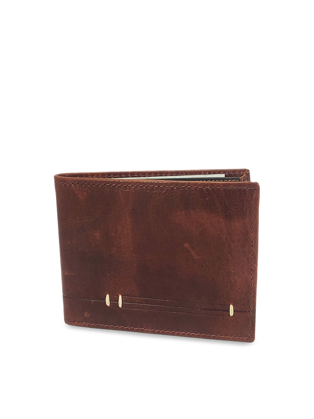 

WENZEST Men Brown Solid Two Fold Wallet Br3Tanka_01