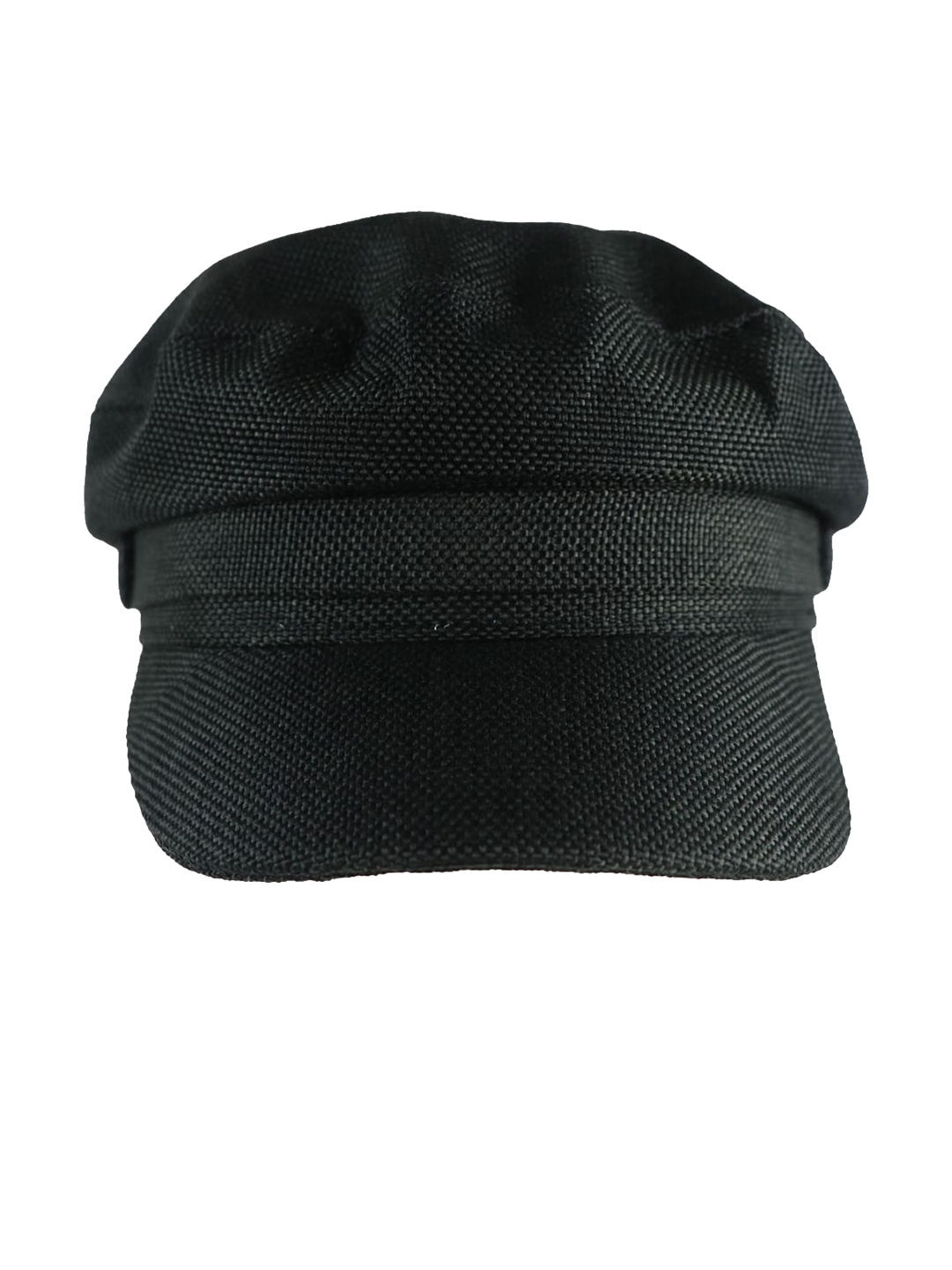 

iSWEVEN Unisex Black Solid Visor Cap