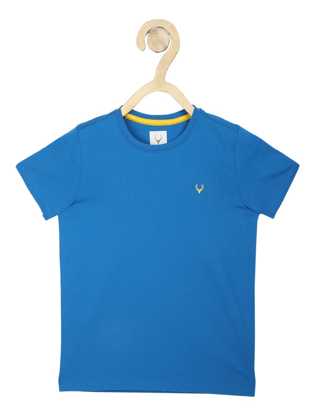 

Allen Solly Junior Boys Blue Solid Round Neck T-shirt
