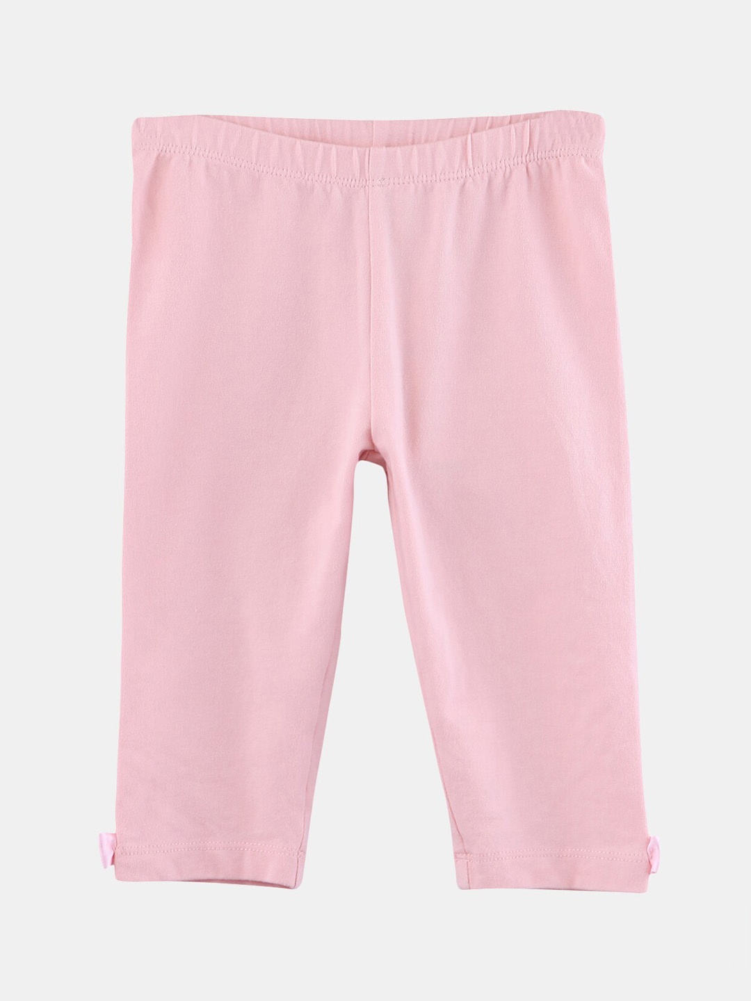 

Beebay Girls Pink Solid Ankle-Length Leggings