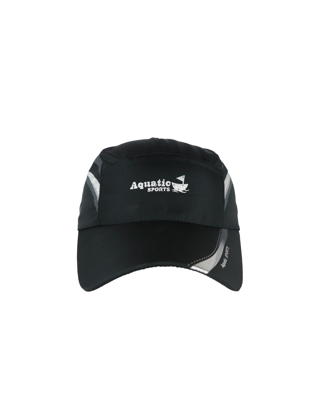 

iSWEVEN Unisex Black & White Printed Snapback Cap