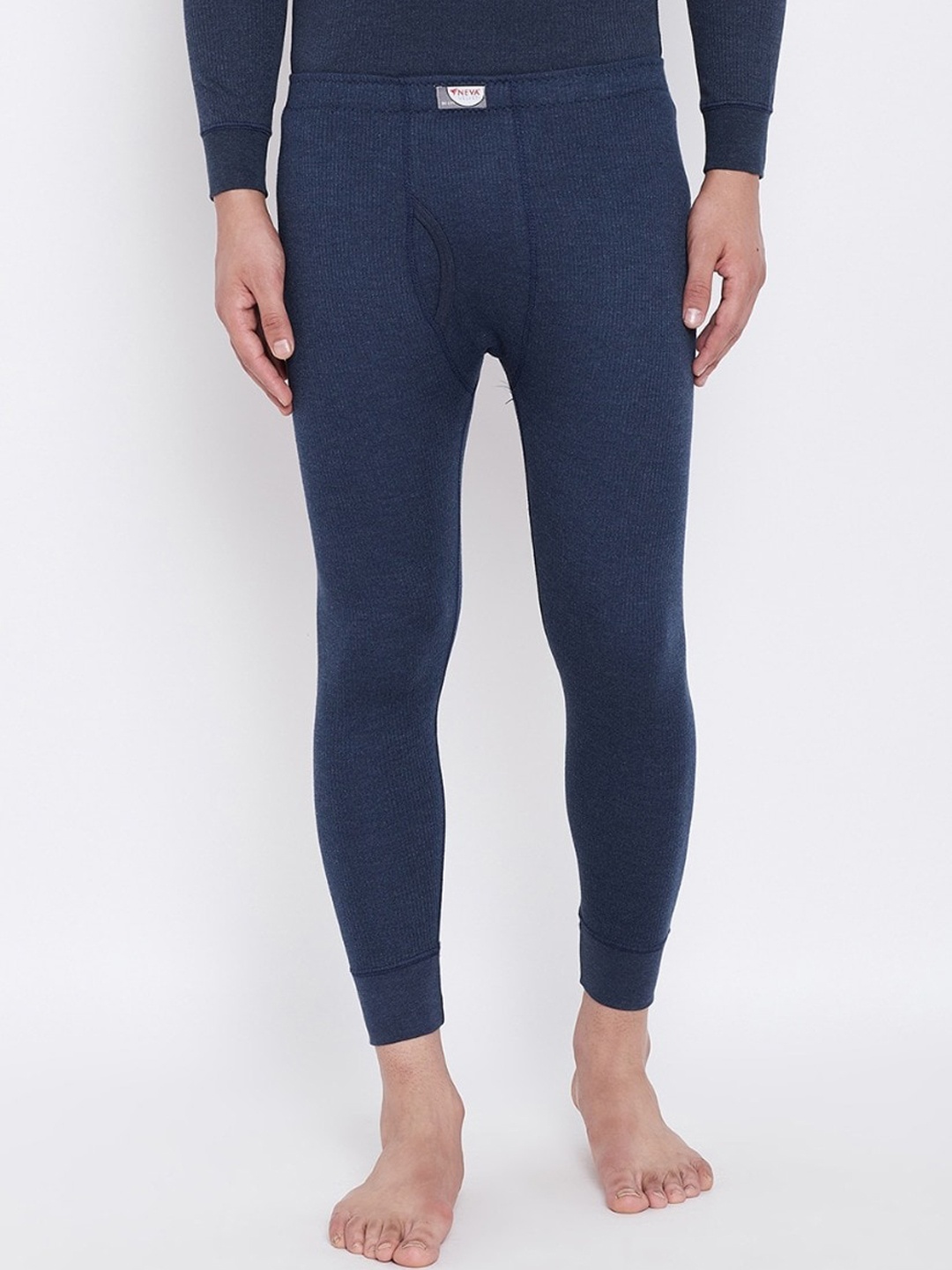 

NEVA Men Blue Solid Thermal Bottom VT06D