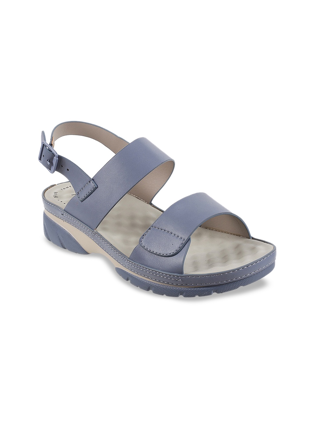 

Metro Women Blue Solid Wedges