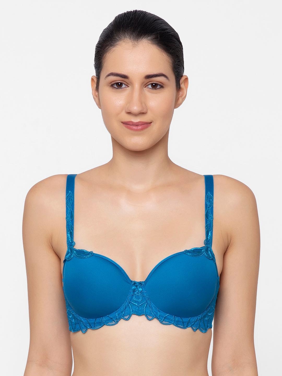 

Triumph Modern Finesse 01 Wired Padded Spacer Cup T-Shirt Bra, Blue