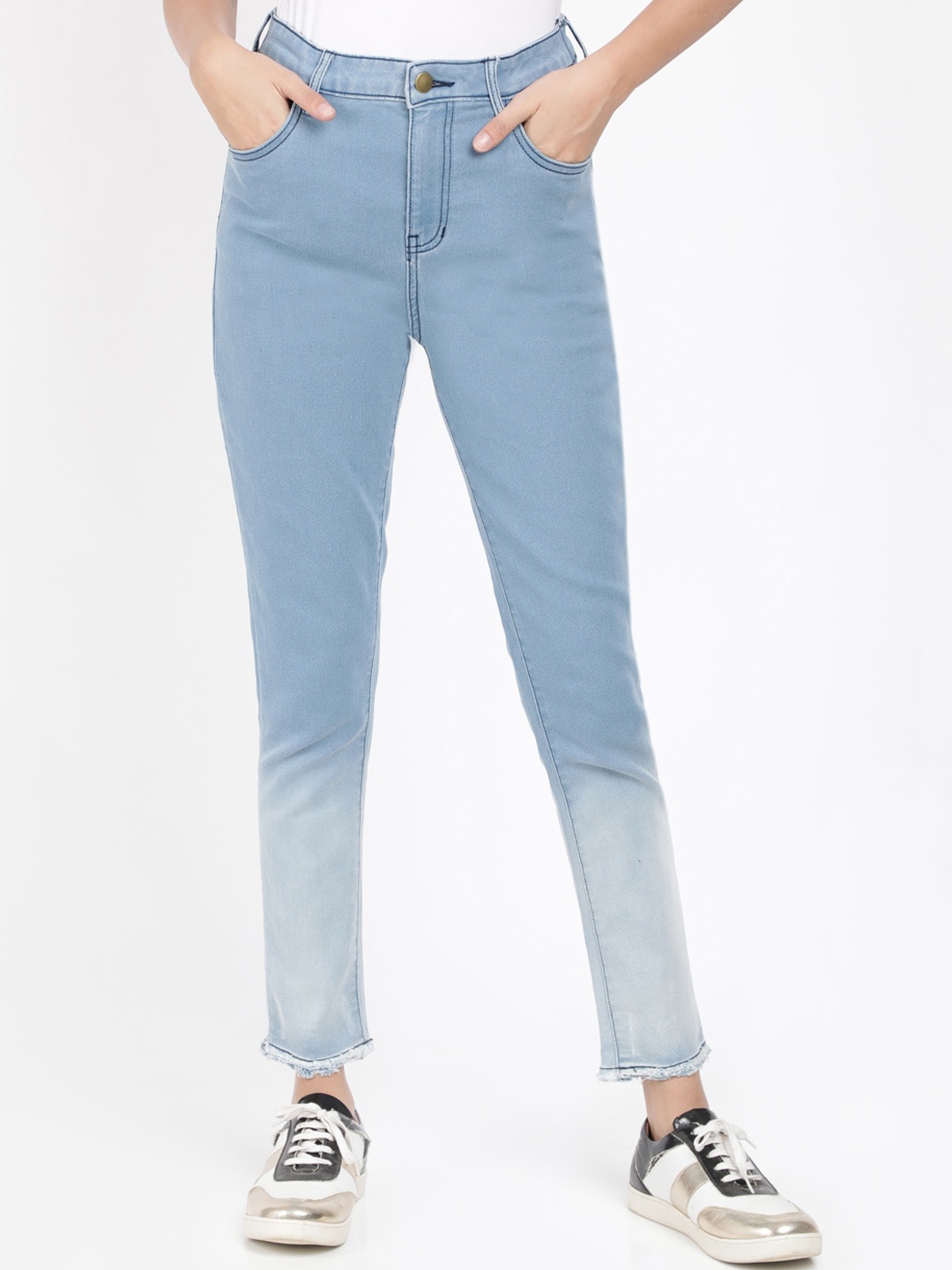 

IVOC Women Blue Skinny Fit High-Rise Clean Look Stretchable Jeans