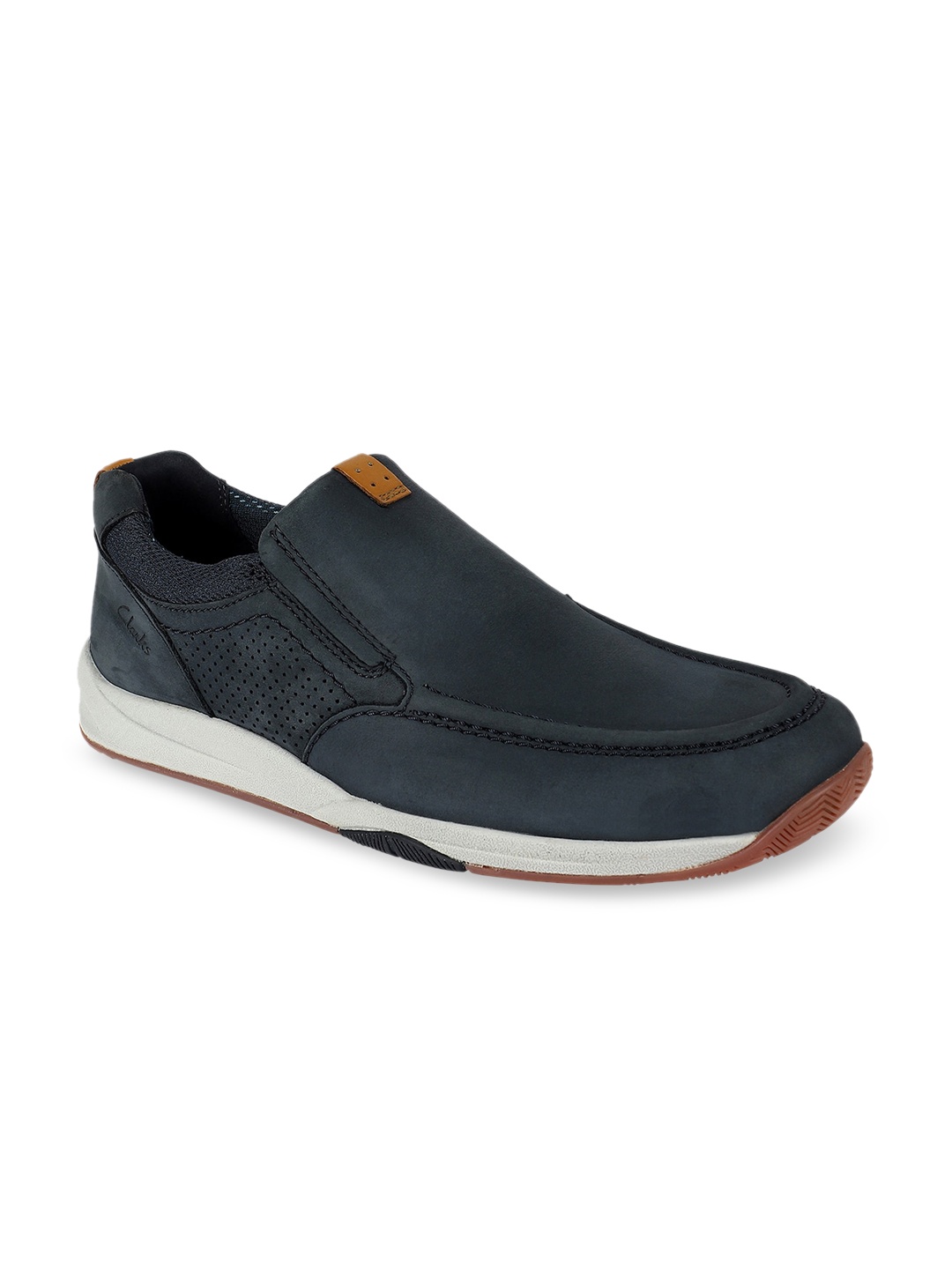 

Clarks Men Navy Blue Slip-On Sneakers