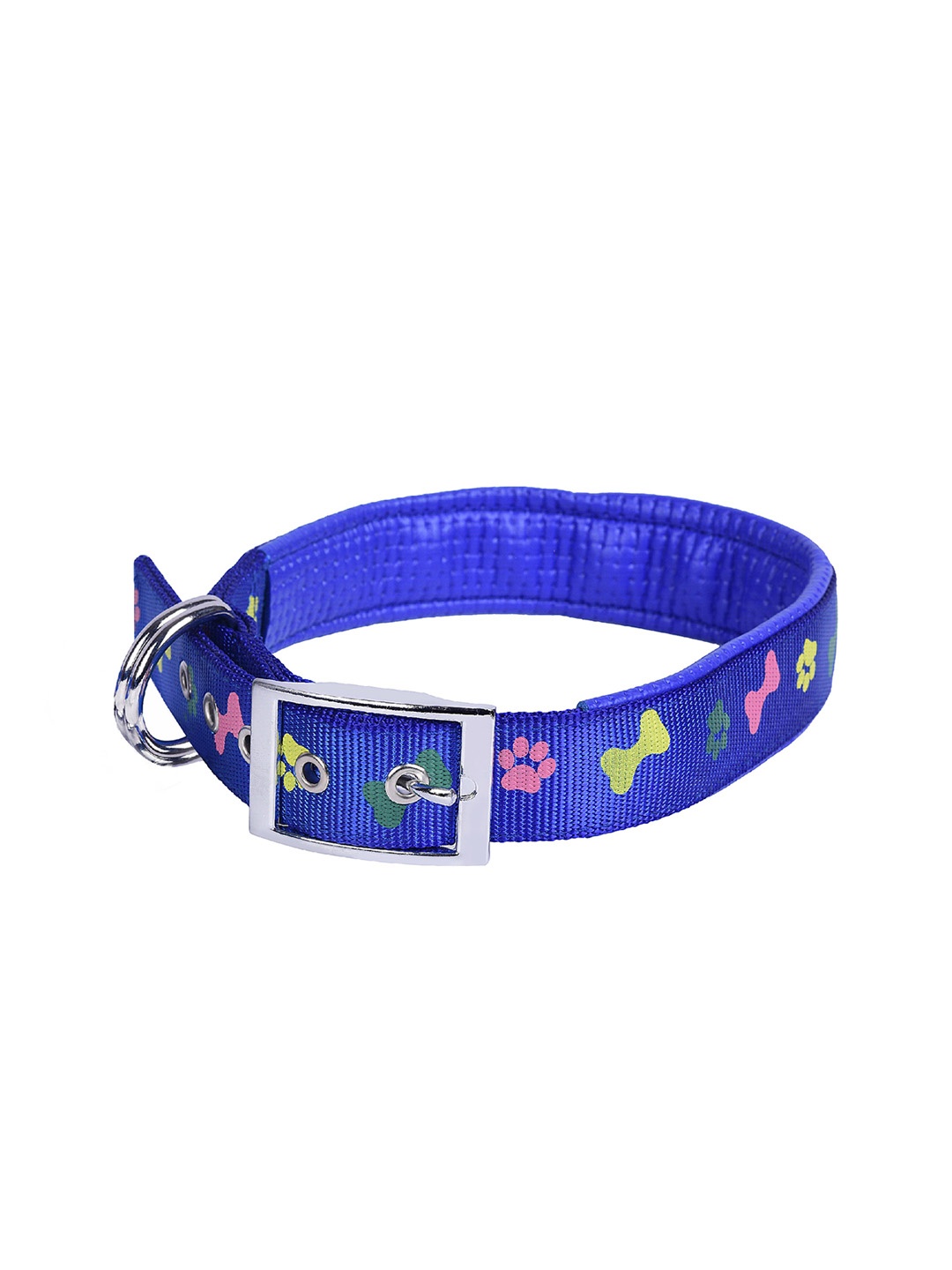 

PETS EMPIRE Blue & Pink Printed Dog Collar