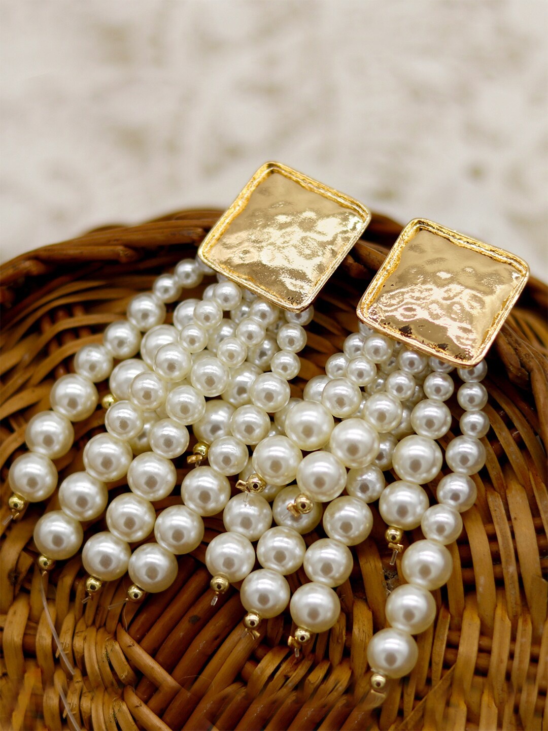 

JOKER & WITCH Gold-Plated Contemporary Drop Earrings