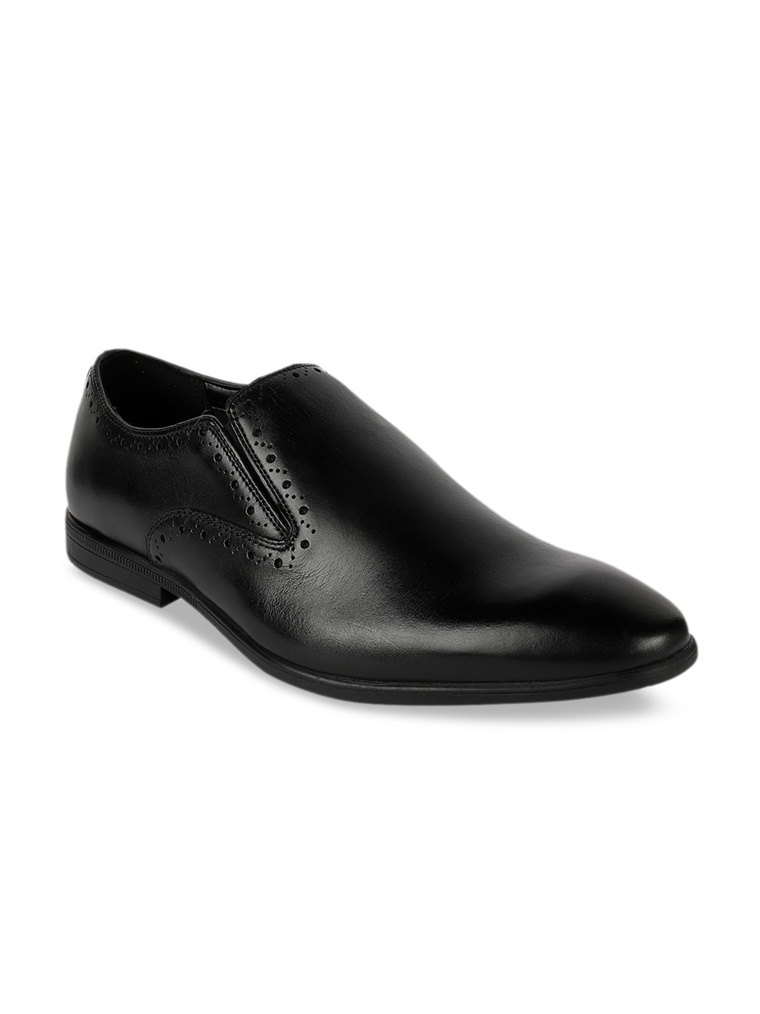 

Clarks Men Black Solid Formal Slip-Ons