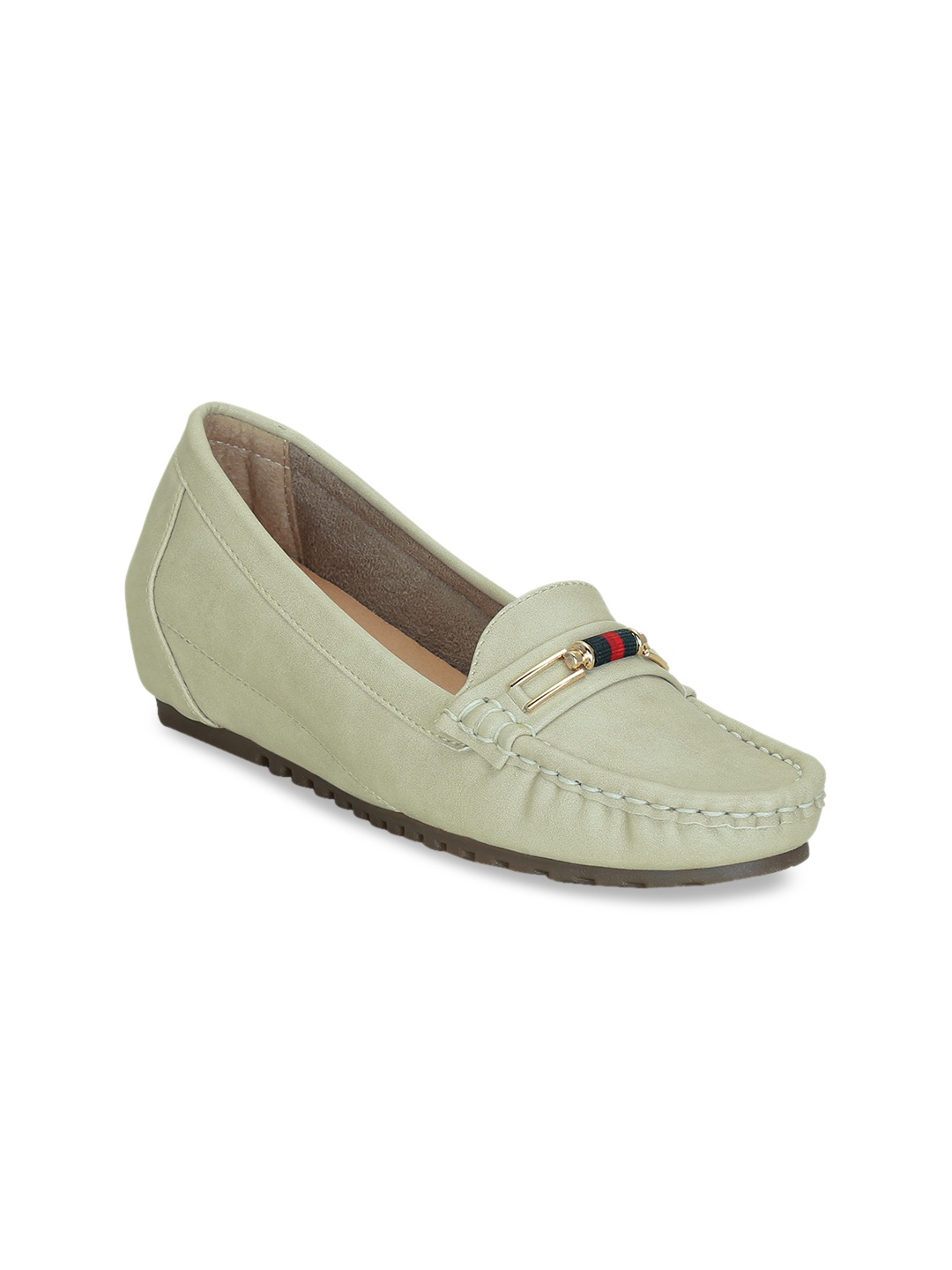 

Get Glamr Women Beige Solid Pumps