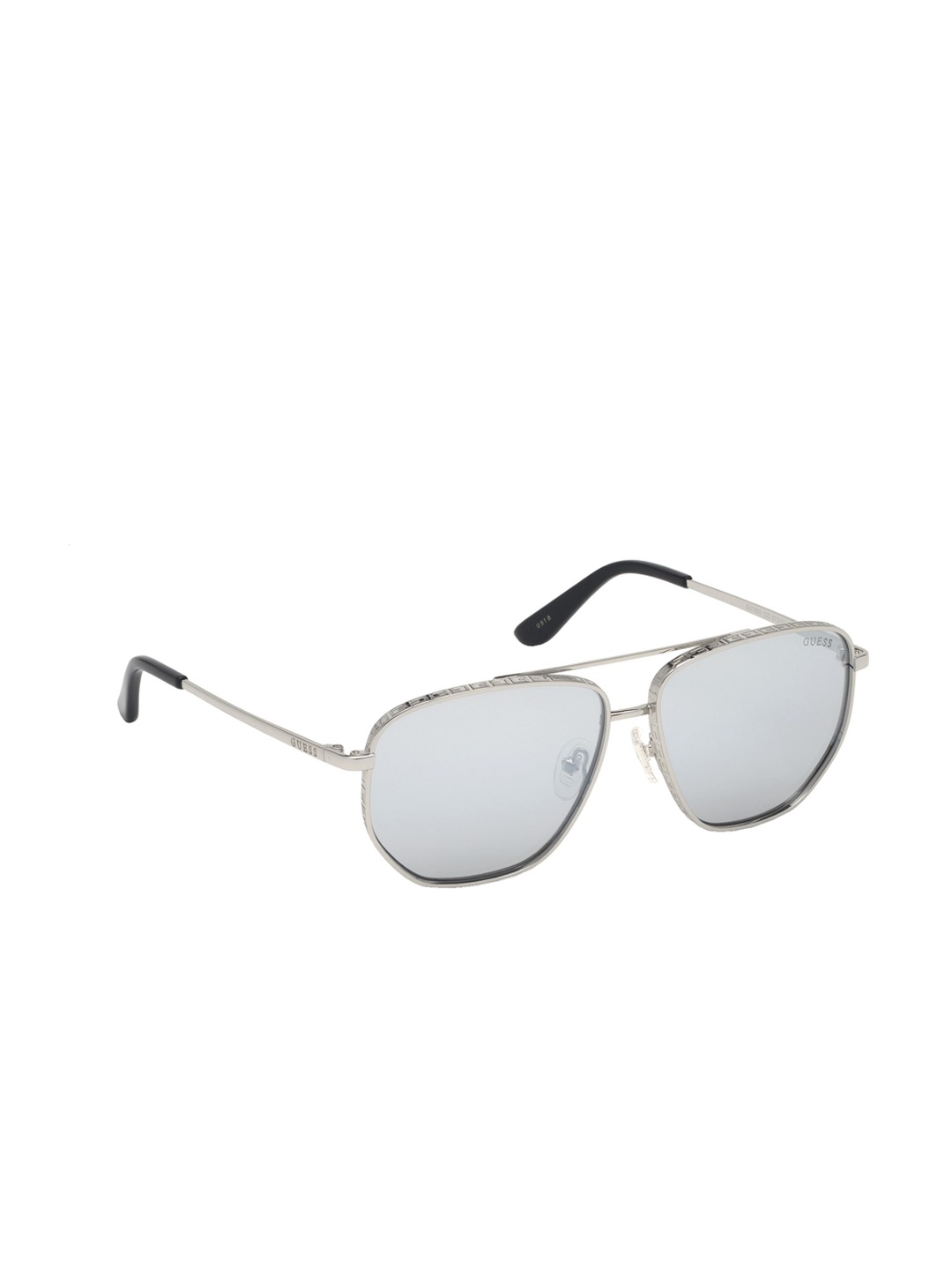 

Guess Men Grey Shield Sunglasses GU7635 57 10C