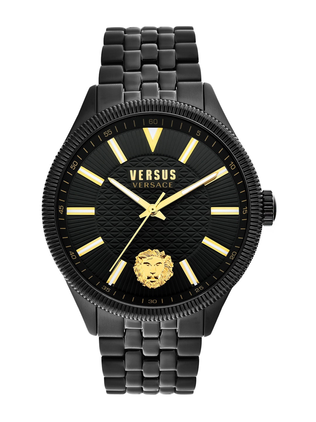 

Versus Men Gold-Toned & Black Analogue Watch VSPHI0820
