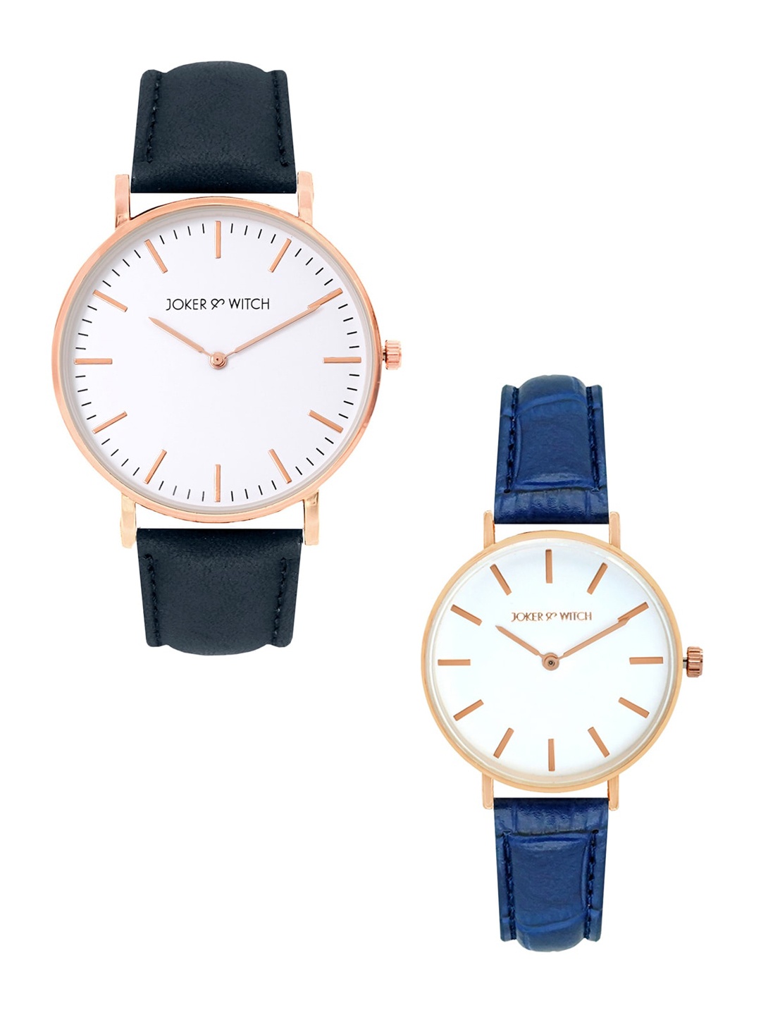 

JOKER & WITCH Peter & Harriet Couple Watch Gift Set JWCW181, White