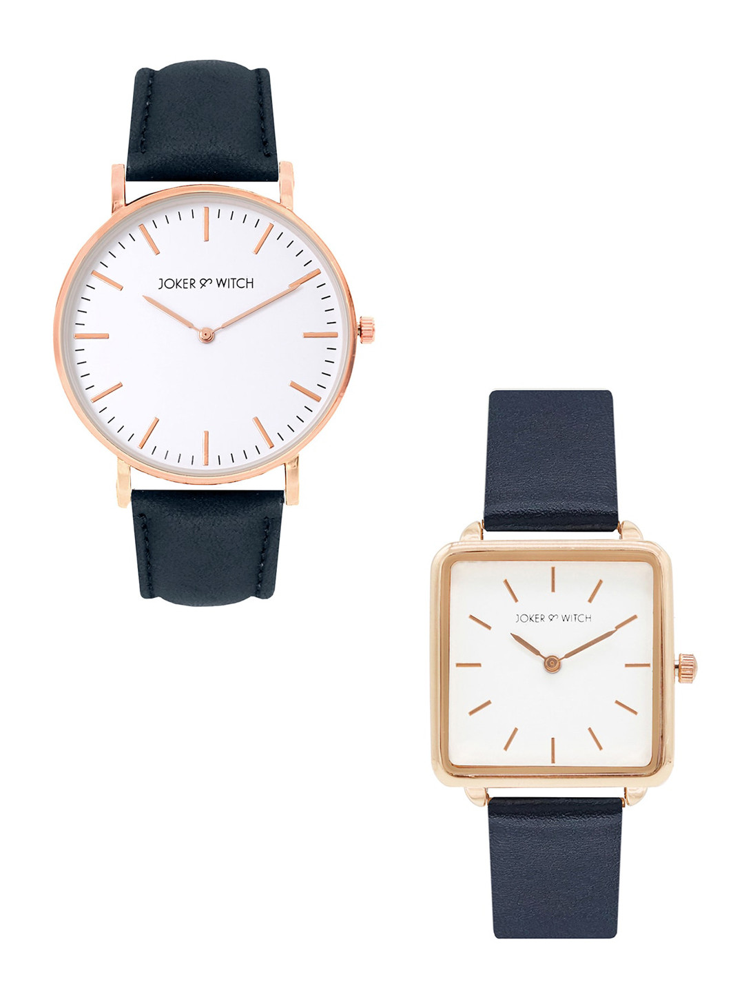 

JOKER & WITCH Jordan & Angela Couple Watch Gift Set JWCW114, White