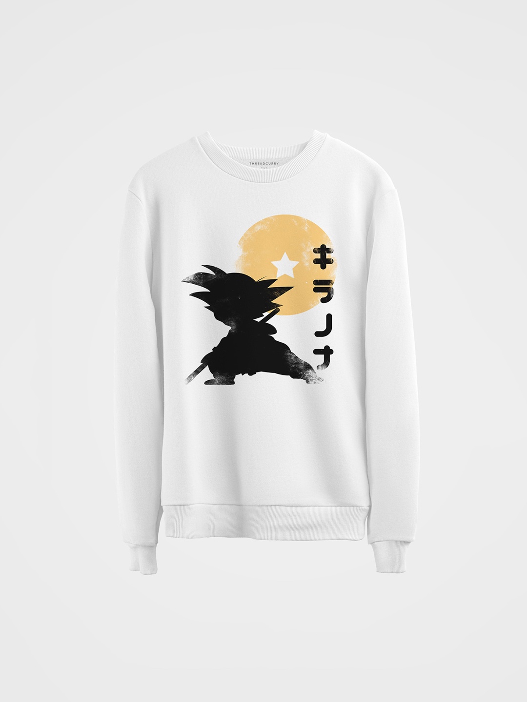 

THREADCURRY Kids White Superhero Printed Sweatshirt