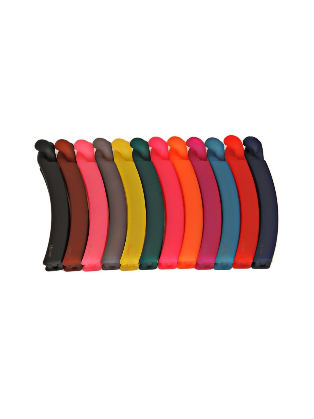 

AccessHer Pack Of 12 Assorted Banana Clip