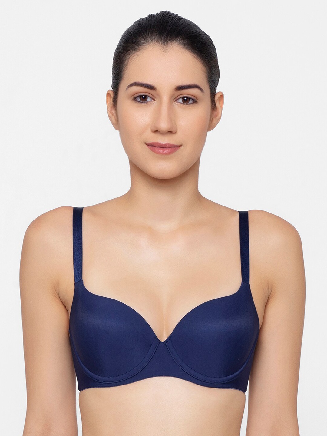

Triumph T-Shirt Bra 60 Wired Padded Body Make-Up Series Seamless Everyday Bra, Blue