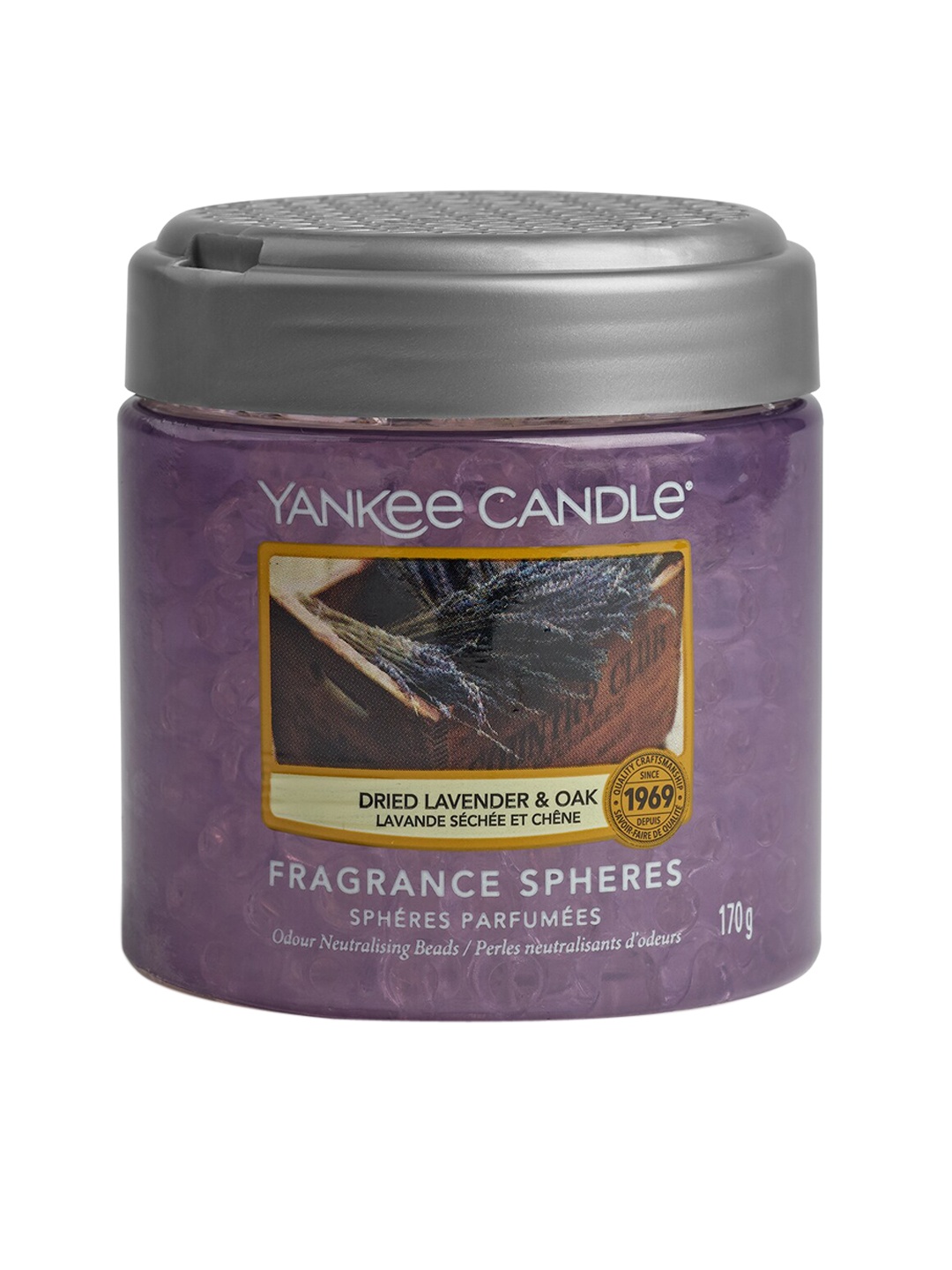 

YANKEE CANDLE Purple Dried Lavender & Oak Fragrance Spheres Air Freshener