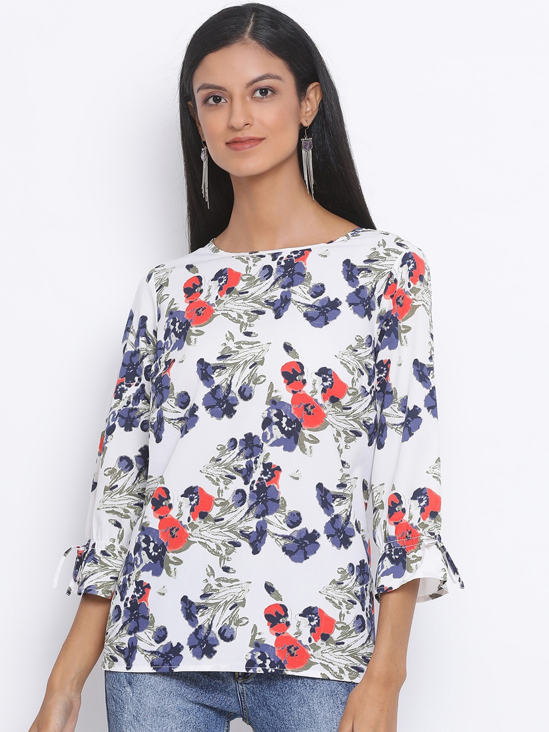 

Oxolloxo Multicoloured Floral Printed Top, Multi