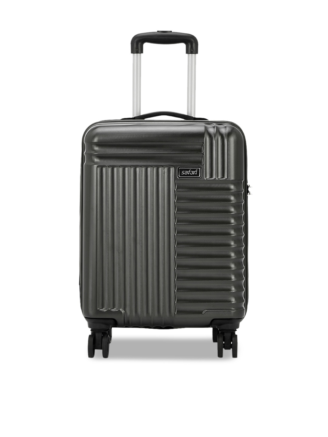 

Safari Grey Textured Premium Hardsided Cabin Trolley Suitcase